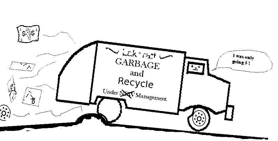"If we can't start a garbage company, maybe we can start a cable company... if we can't start a cable company, maybe we can start a bar... if we can't start a bar, maybe we can start a theme park... if we can't start a theme park, maybe we can put in sidewalks and traffic lights... if we can't put in sidewalks and traffic lights, maybe we can start a road company... if we can't start a road company, maybe we can  start a fishing lake... if we can't start a fishing lake, maybe we can start a car wash... if we can't start a car wash, maybe we can start a transit company... if we can't start a transit company... if we can't start a transit company, maybe we can put in a high-speed rail... if we can't put in a high-speed rail …. ….Authoritarian control facilitates theft … .. …. .. .."